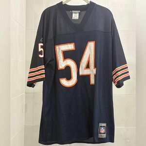 🏈 Reebok NFL Jersey Brian Urlacher #54 Chicago Bears Men’s L Navy Blue 🐻